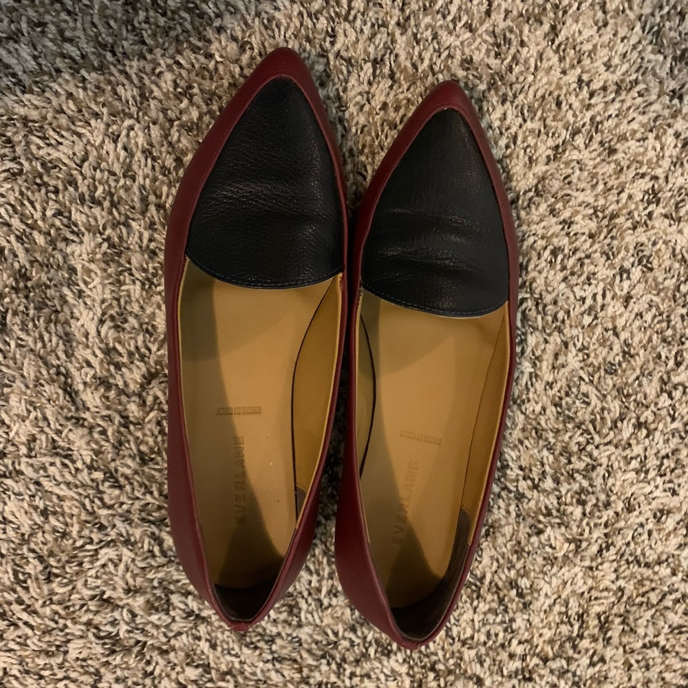 Two Tone Everlane Leather Loafers